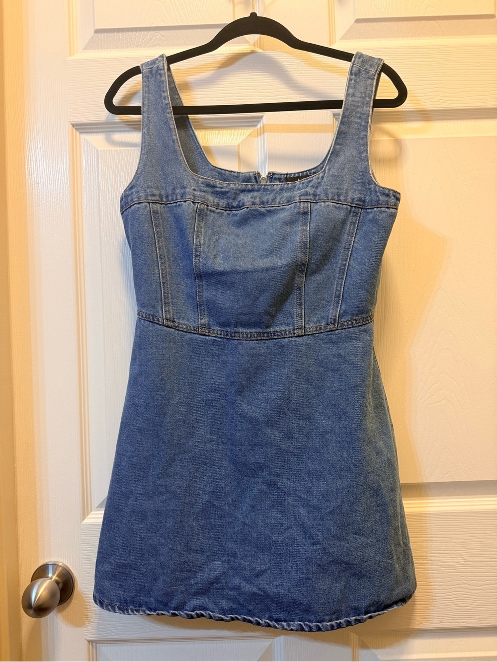 Lulu's Blue Denim Tank Mini Dress